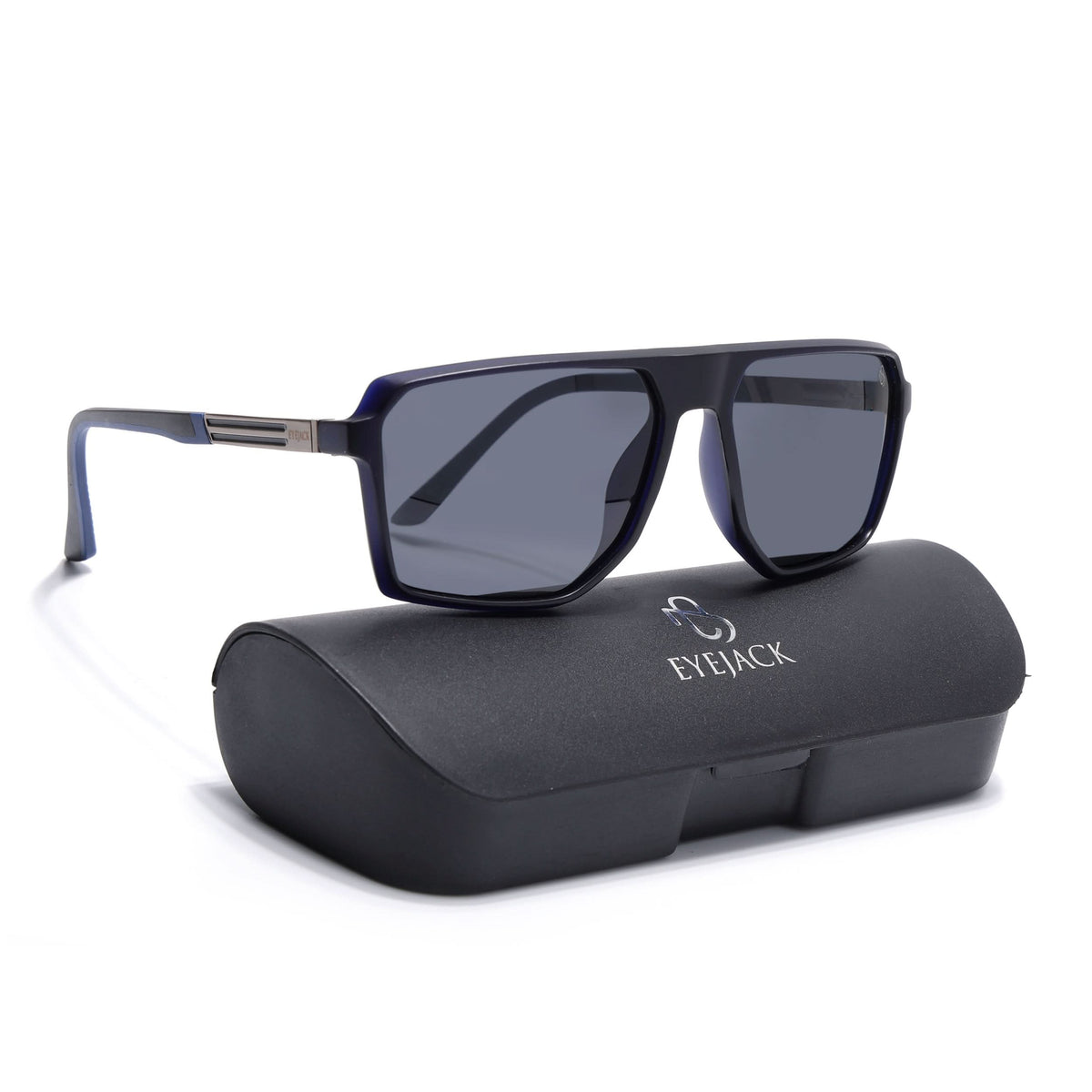 Eyejack Blue Wayfarer Sunglasses for Men and Women - Style 1135 - view 8
