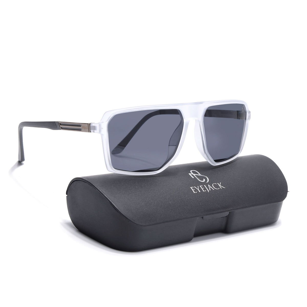 Eyejack Transparent Wayfarer Sunglasses for Men and Women - Style 1136 - view 8