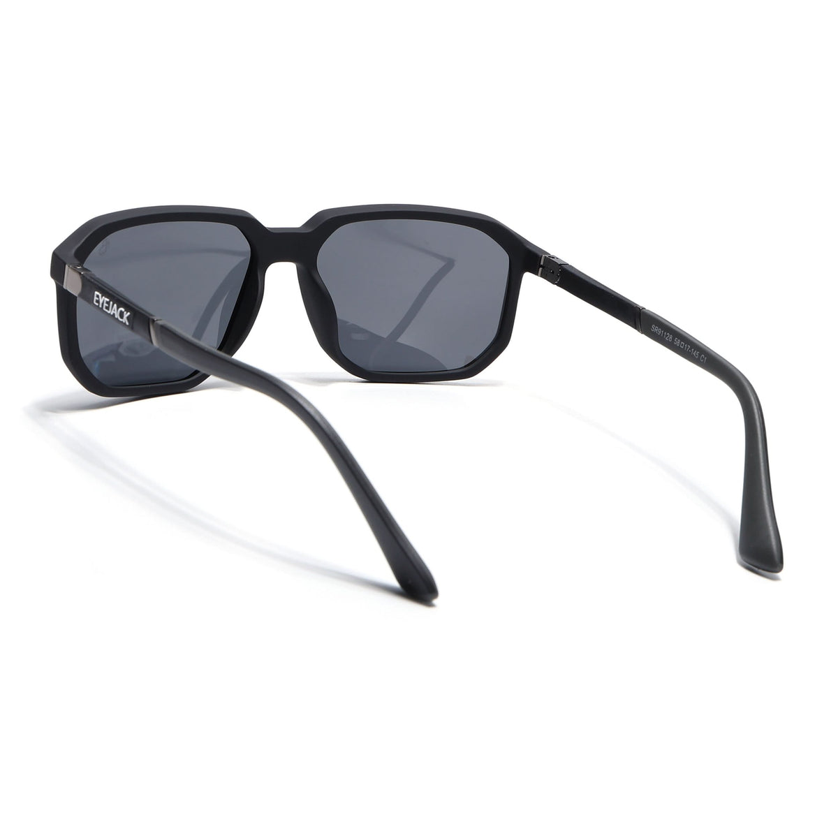 Eyejack Black Wayfarer Sunglasses for Men and Women - Style 1137 - view 6