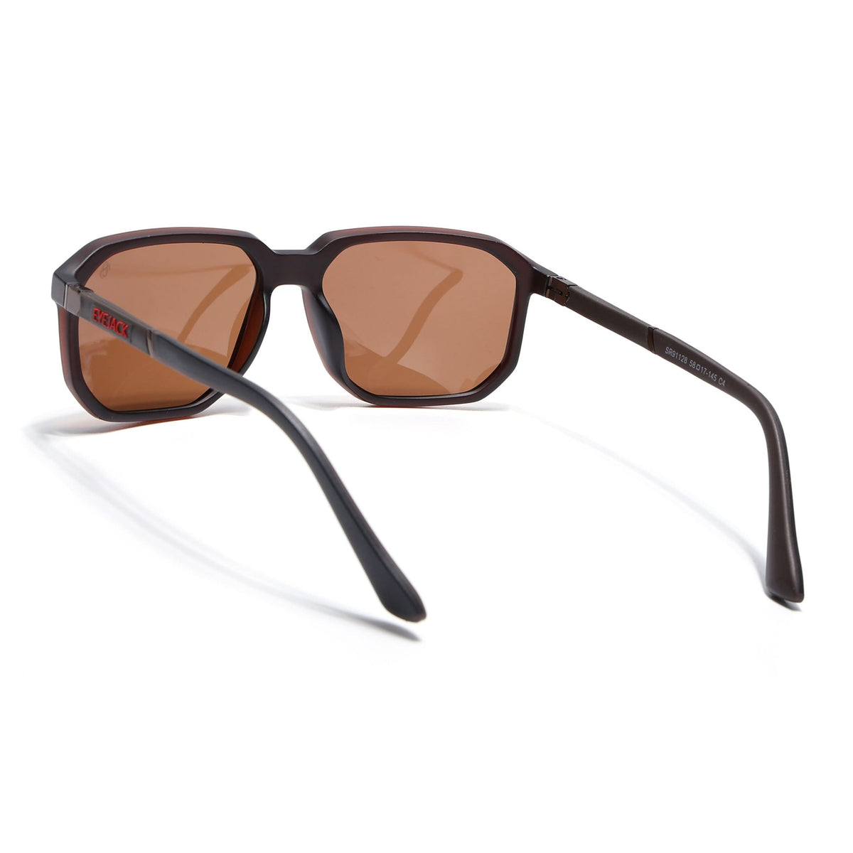 Eyejack Brown Wayfarer Sunglasses for Men and Women - Style 1139 - view 6