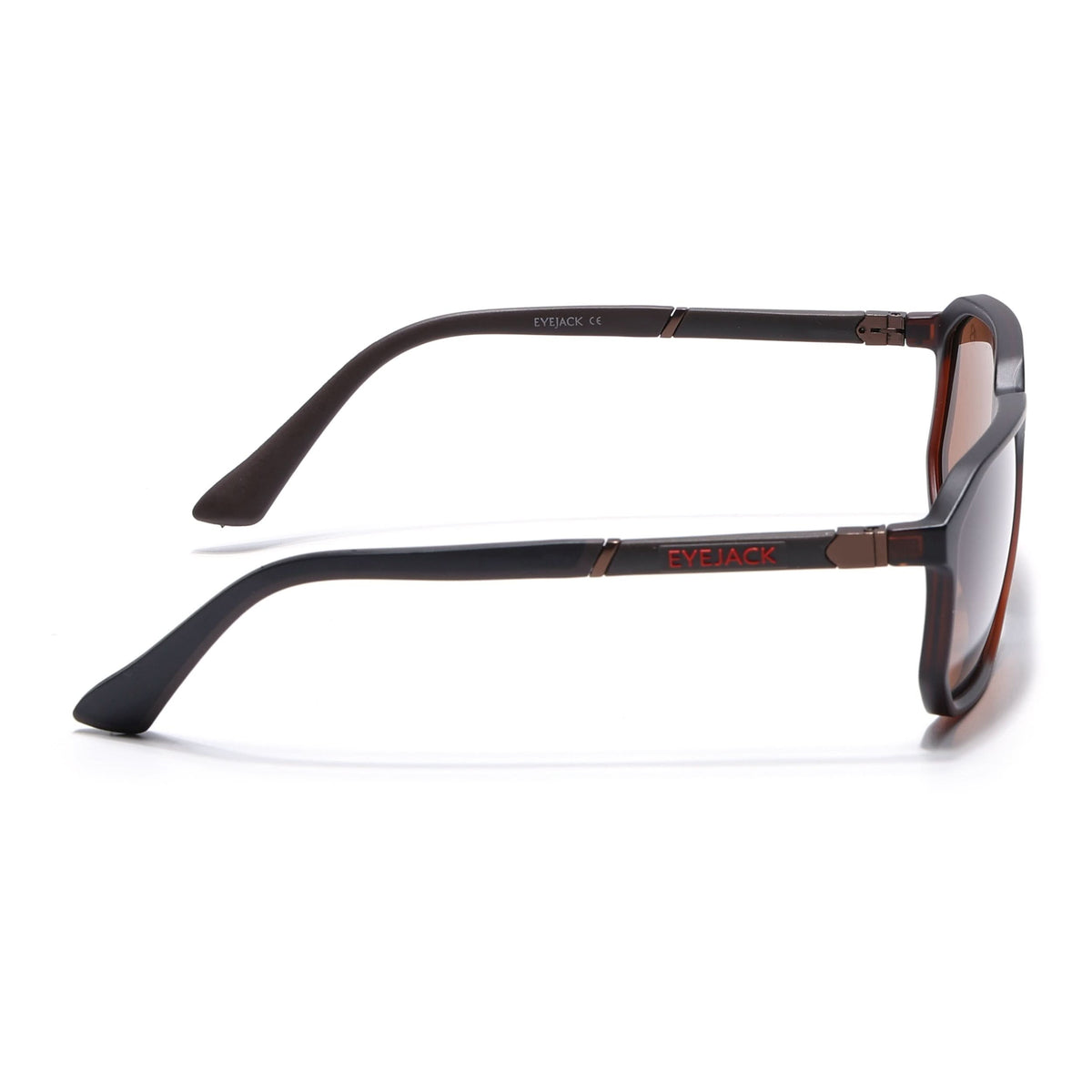 Eyejack Brown Wayfarer Sunglasses for Men and Women - Style 1139 - view 7