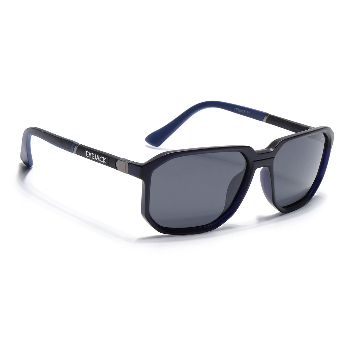 Eyejack Blue Wayfarer Sunglasses for Men and Women - Style 1140 - view 2
