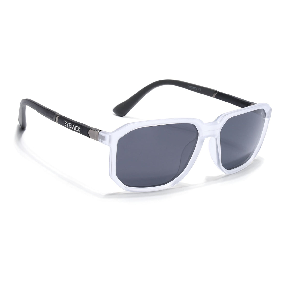 Eyejack Transparent Wayfarer Sunglasses for Men and Women - Style 1141 - view 2