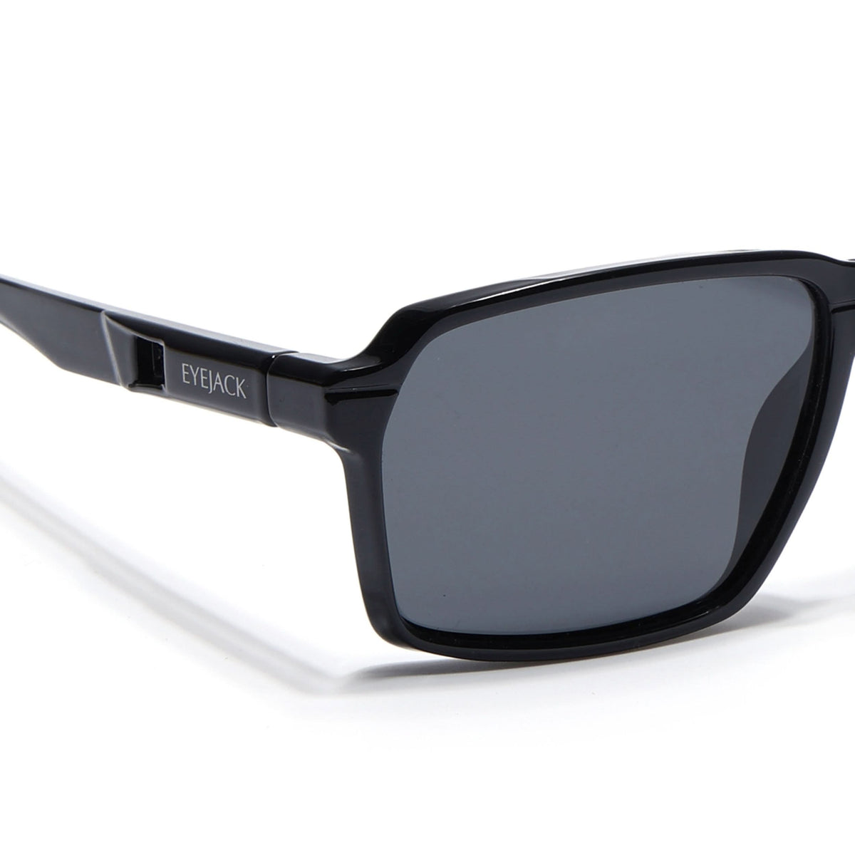 Torque Shine Black Wayfarer Sunglasses for Men and Women - Style 1191 - view 5