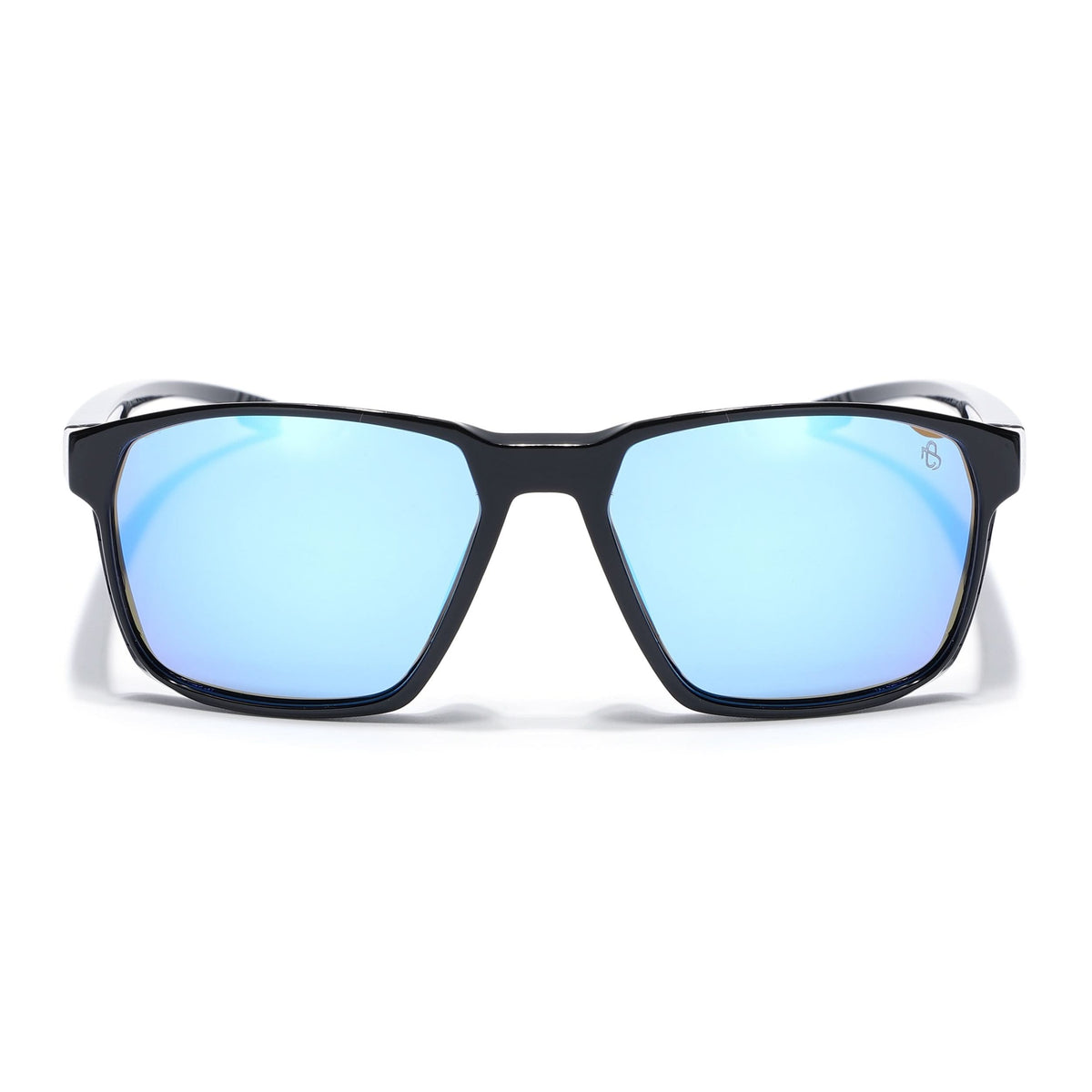 Eyejack Shine Black Square Sunglasses for Men and Women - Style 1149 - view 2