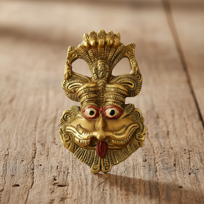 Keerthi Mukhudu Wall Hanging – Sacred Kirtimukha Face for Protection, Vastu & Spiritual Decor