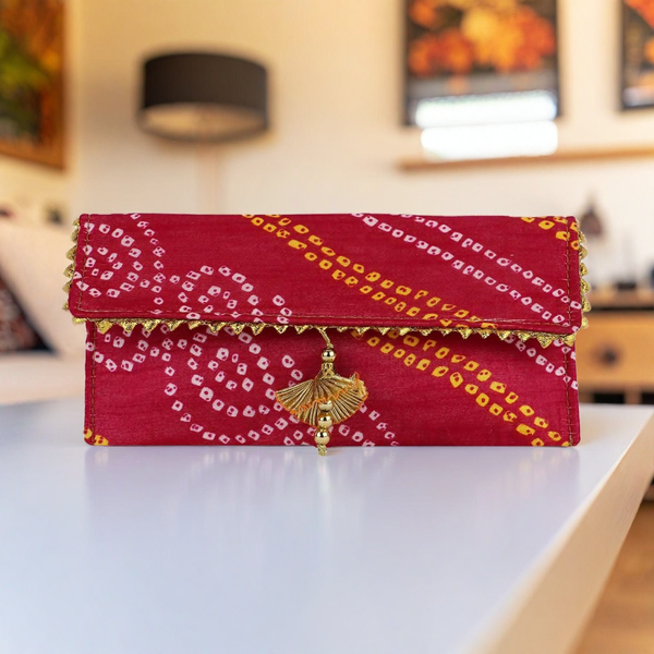 Bandhani Bliss Regular-Use Wallet.
