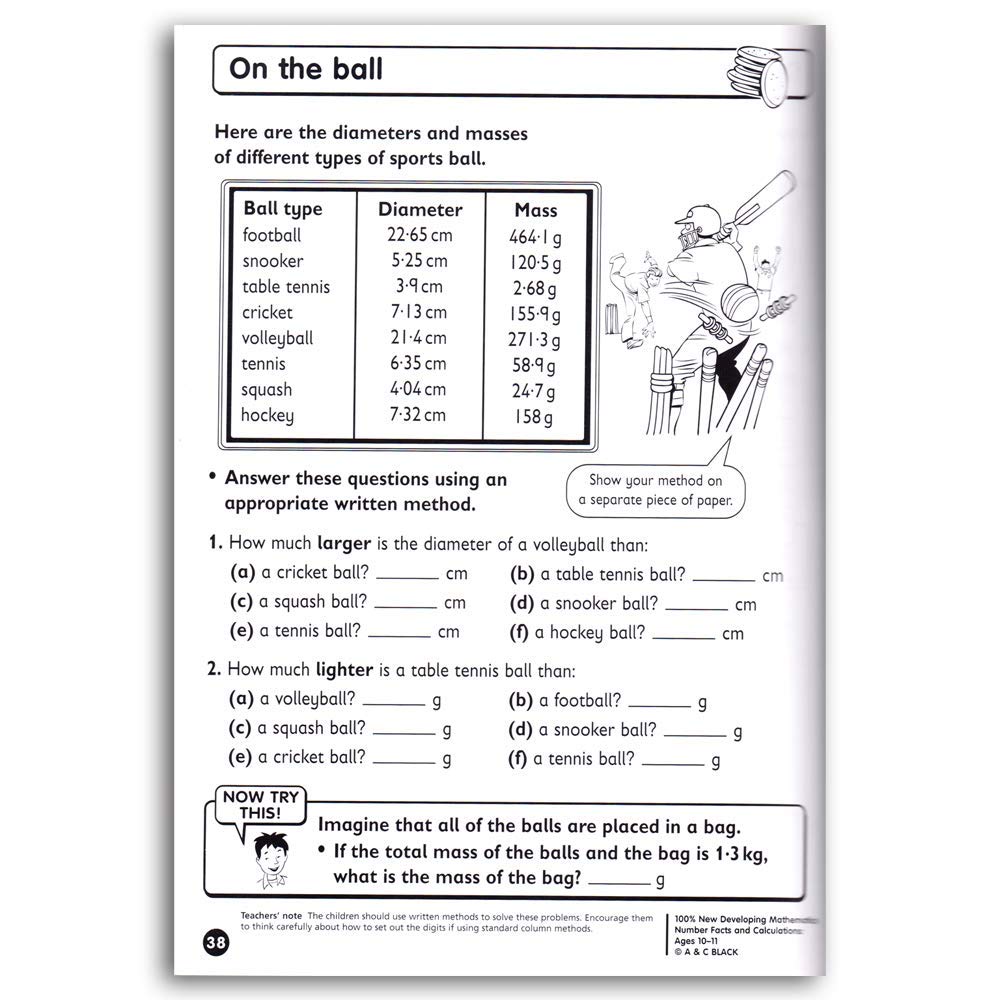 DEVELOPING MATHEMATICS NUMBER FACTS AND CALCULATIONS AGES 10-11 Om Books International