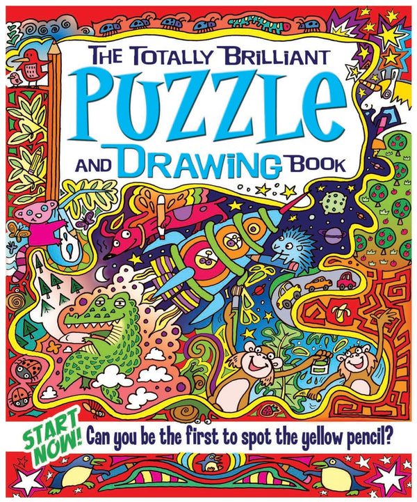 THE TOTALLY BRILLIANT PUZZLE AND DRAWING BOOK Om Books International