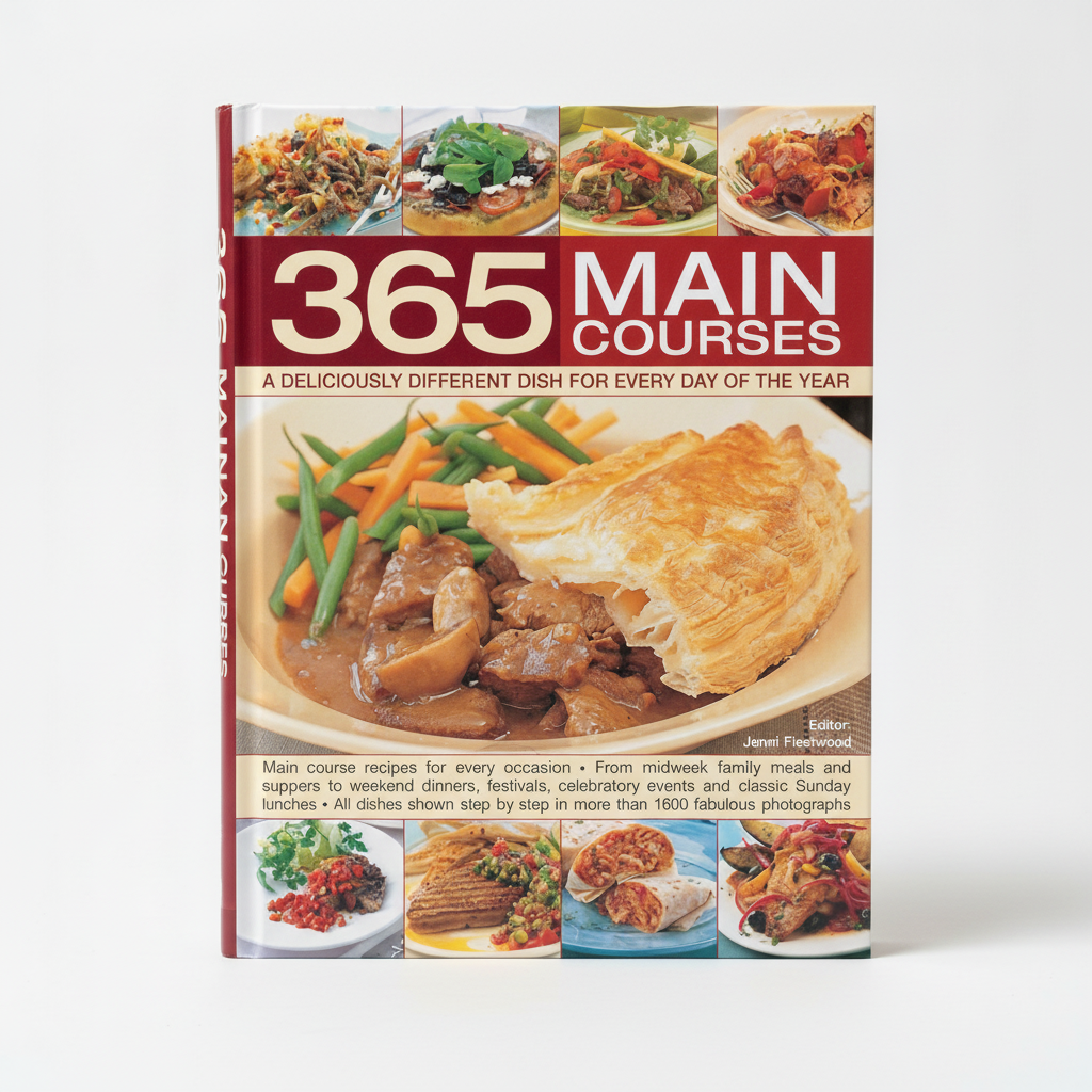 365 Main Courses: A Deliciously Different Dish For Every Day Of The Year Om Books International
