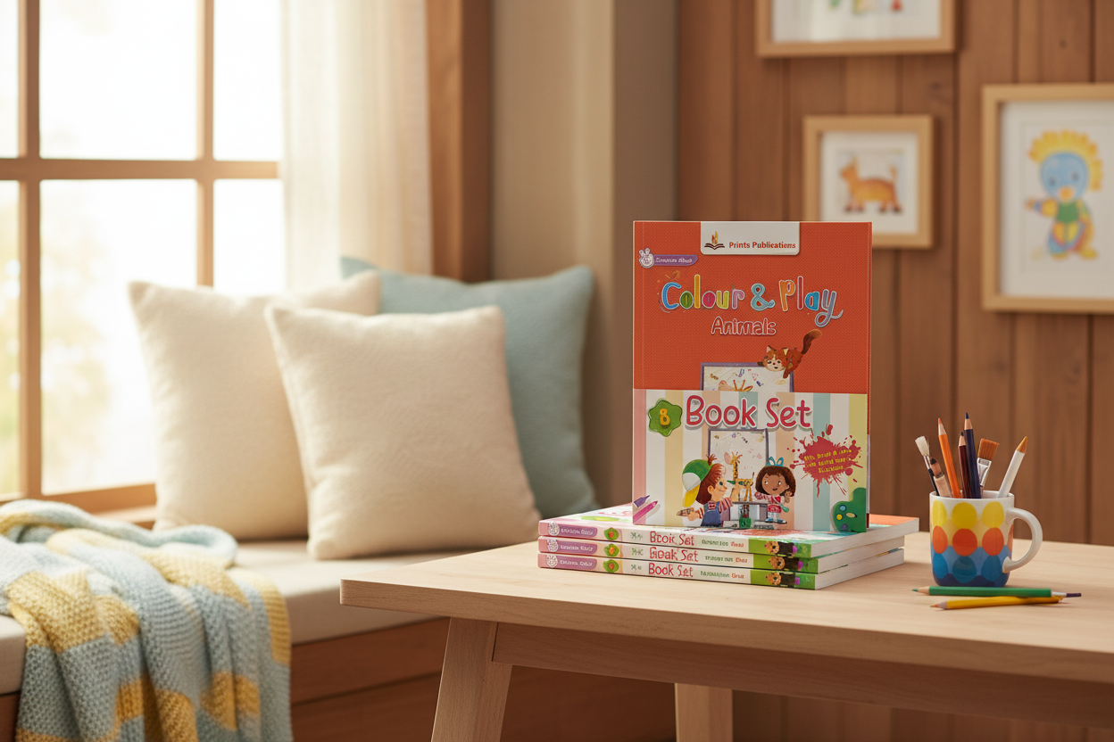 Colour and Play: (8 Book Set) Prints Publications