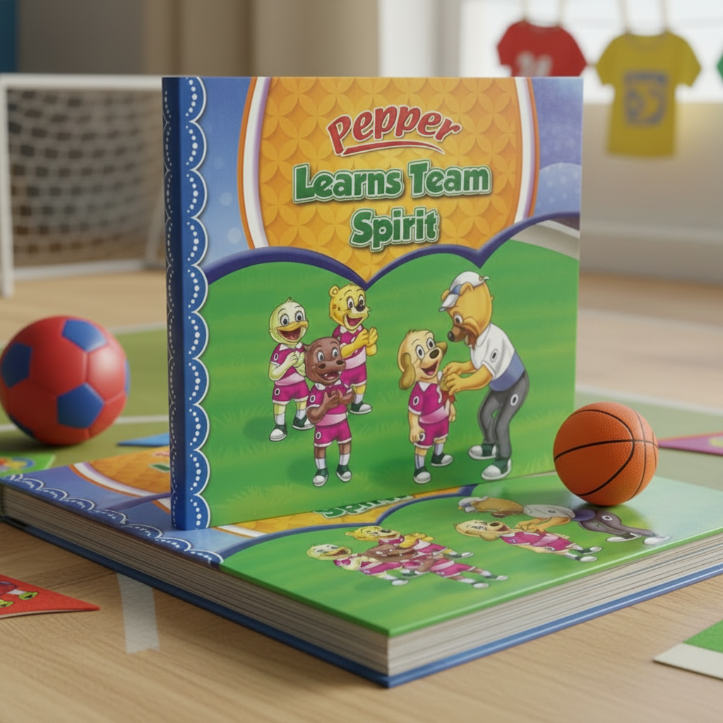 Pepper Learns Team Spirit Prints Publications