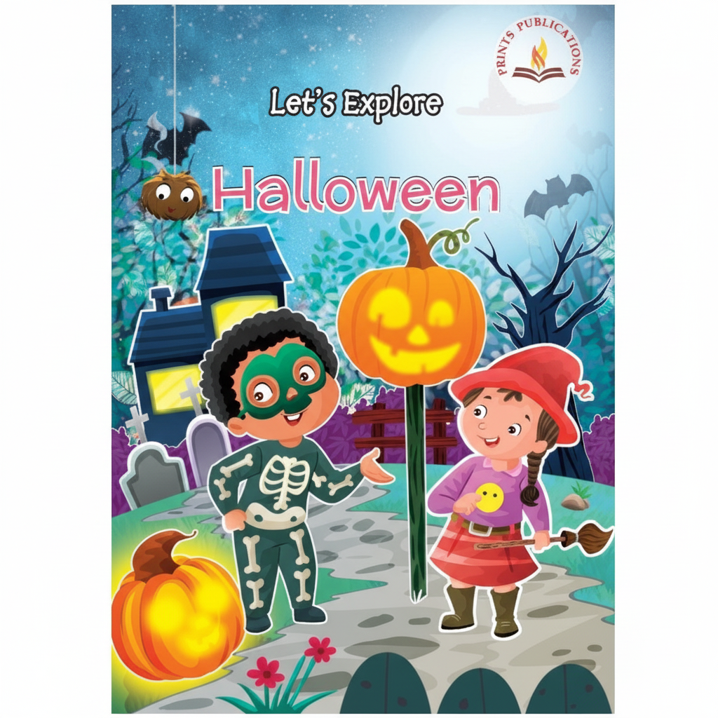 Let's Explore Halloween– Early Learning Book for Kids Prints Publications