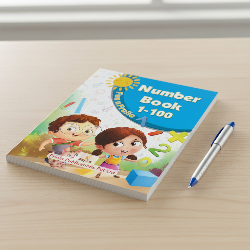 Fun n Frolic : NUMBER BOOK 1-100 Prints Publications