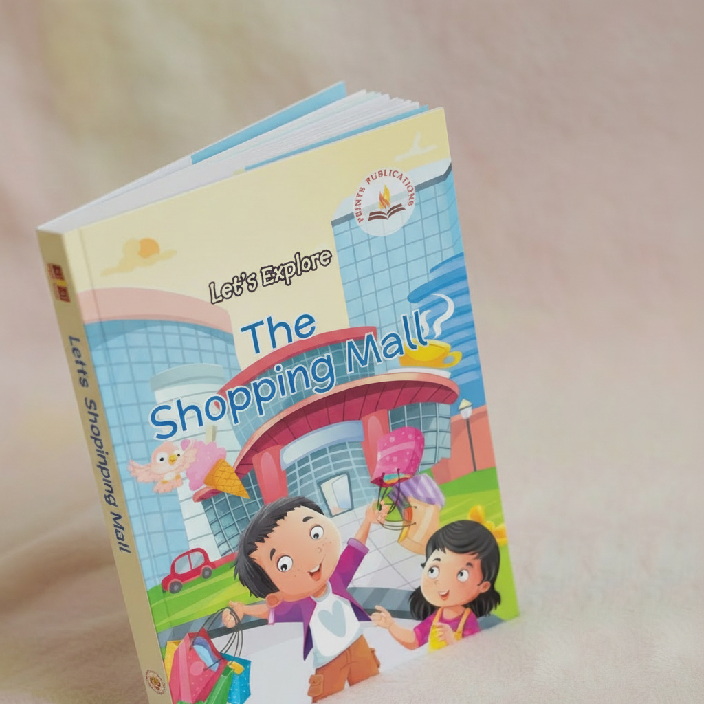 Let's Explore The Shopping Mall Shopping Mall Book for Kids Prints Publications