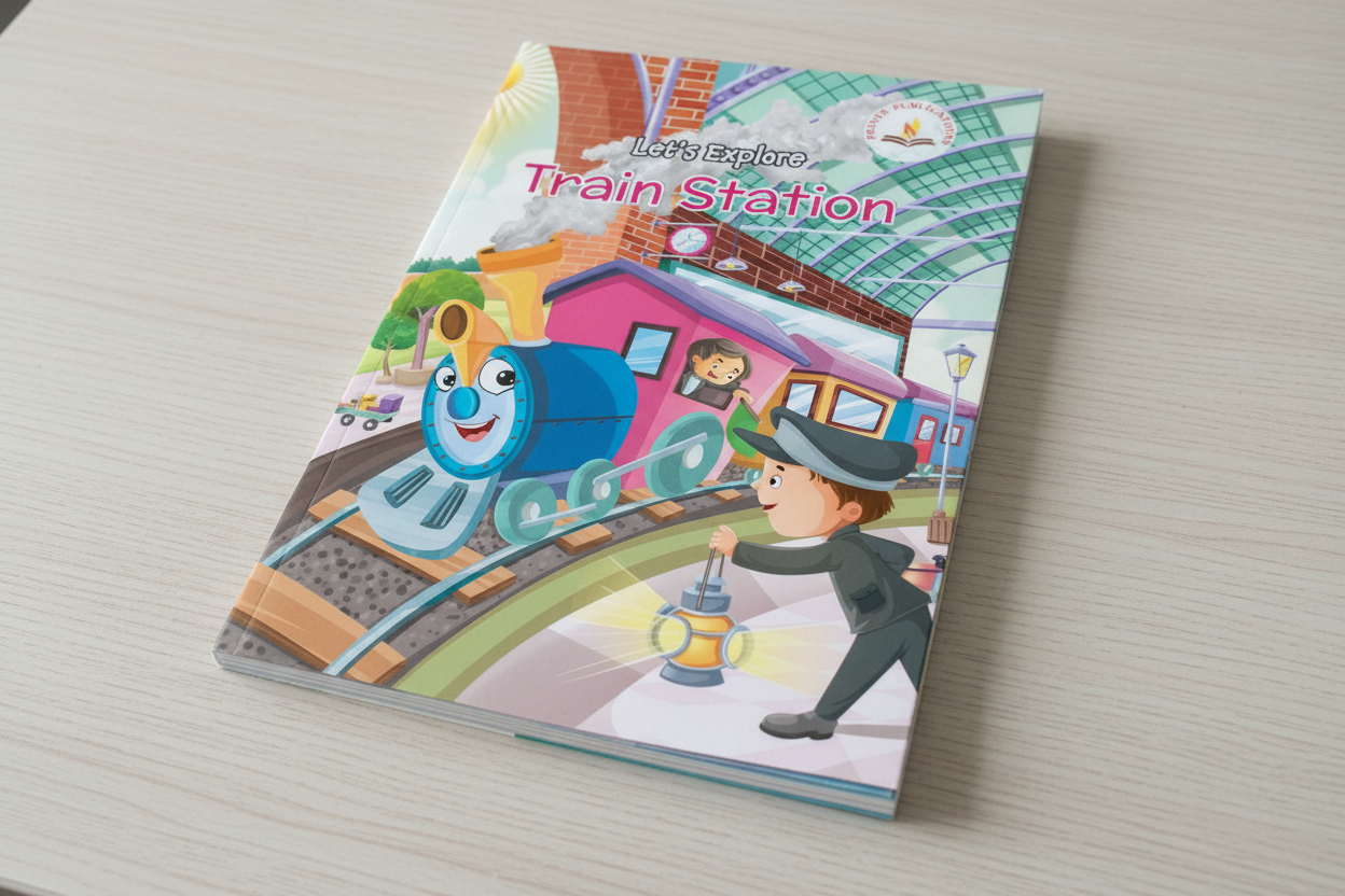 Let's Explore Train Station Prints Publications
