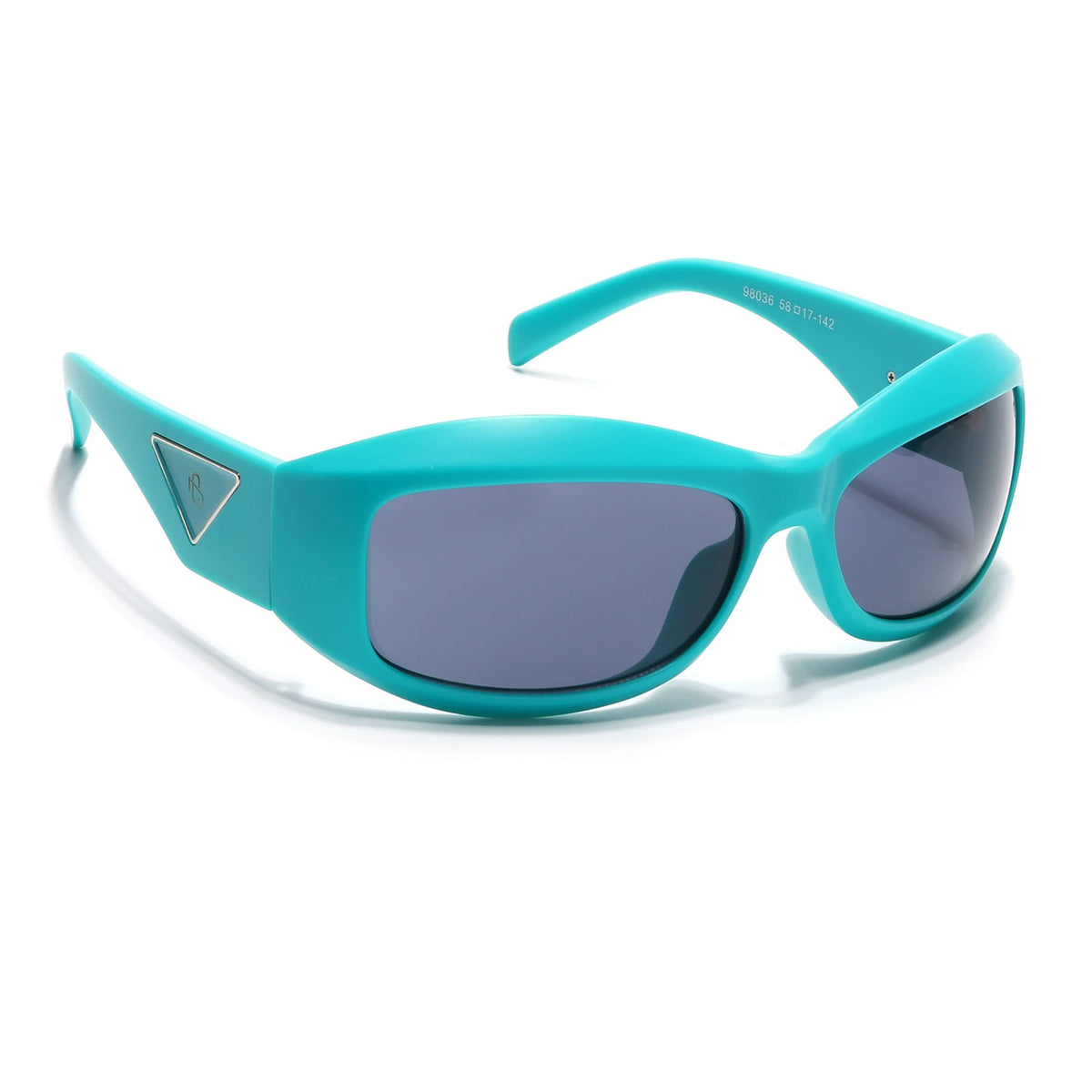 Eyejack Sea Green Wrap Around Sunglasses for Men and Women - view 2
