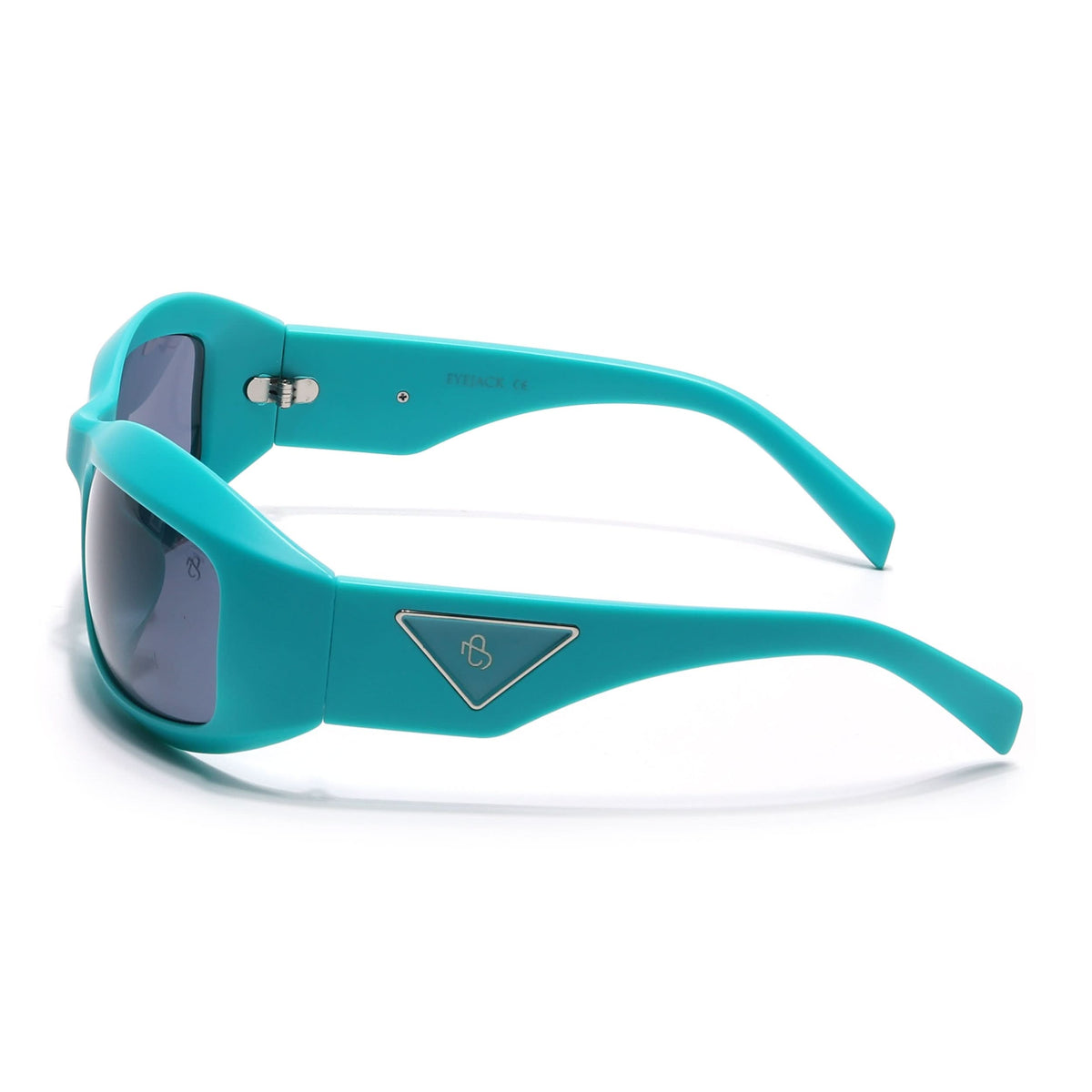 Eyejack Sea Green Wrap Around Sunglasses for Men and Women - view 7
