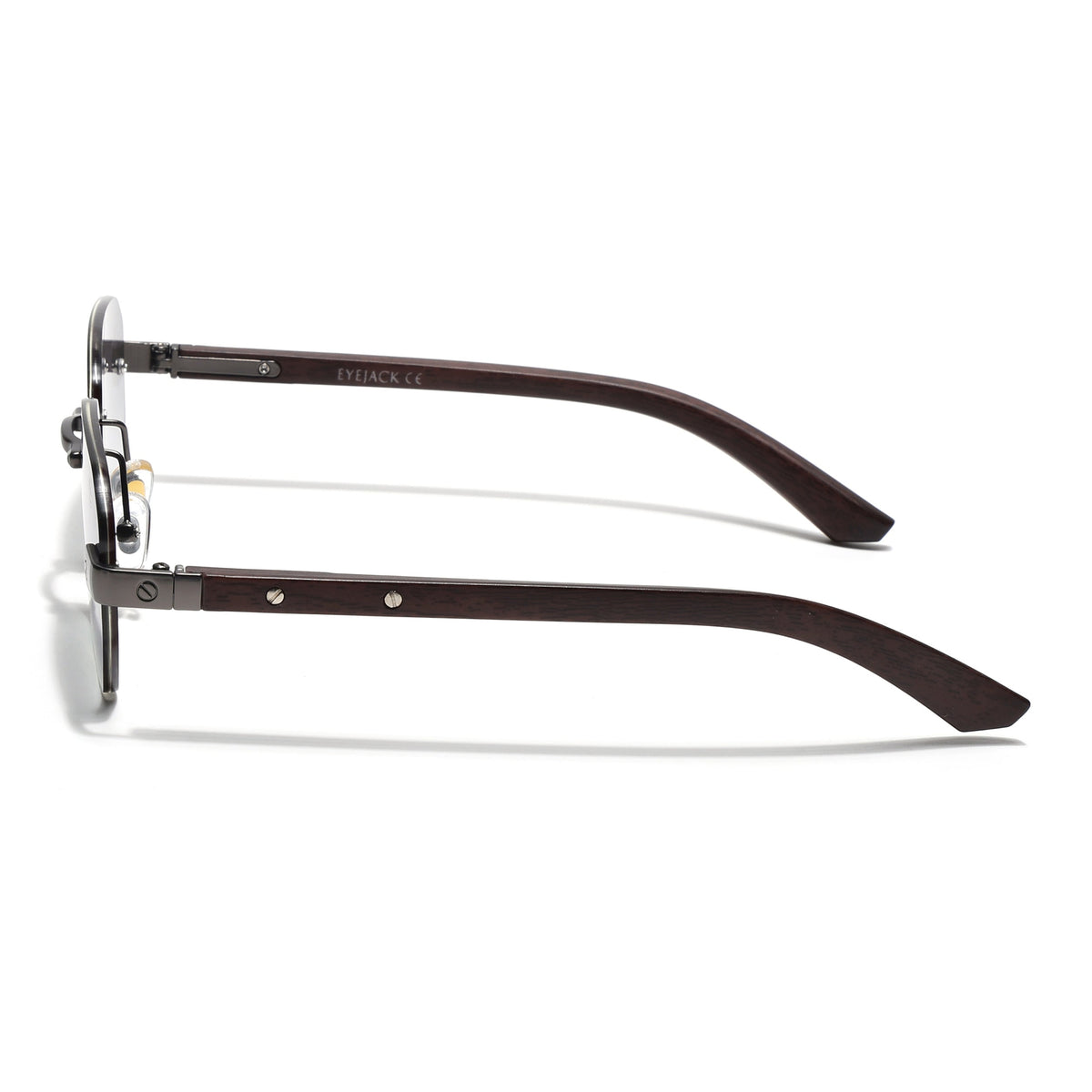 Essence Amber Grey Rimless Sunglasses for Men and Women - view 7