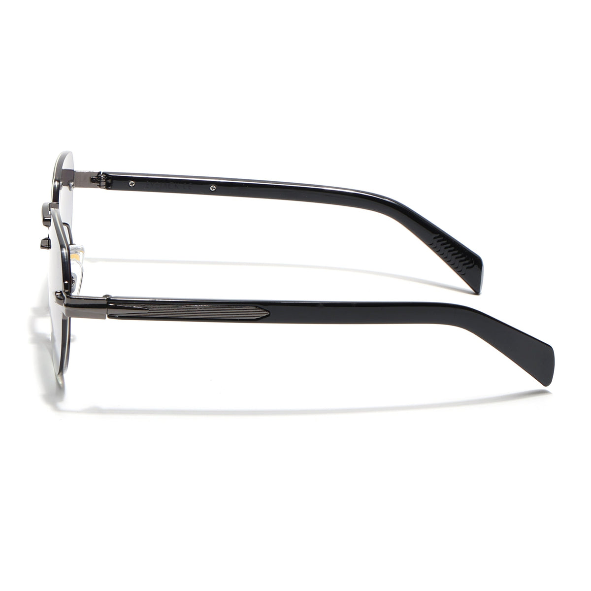 Essence Crown Grey Rimless Sunglasses for Men and Women - view 7