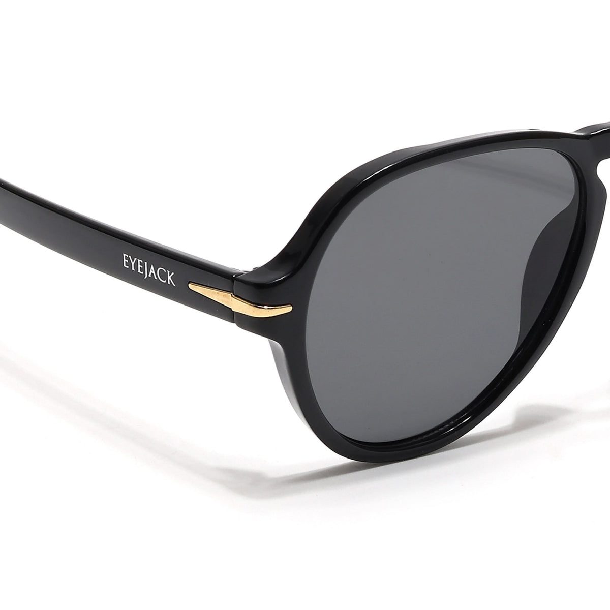 Eyejack Black Aviator Sunglasses for Men and Women - Style L972 - view 5