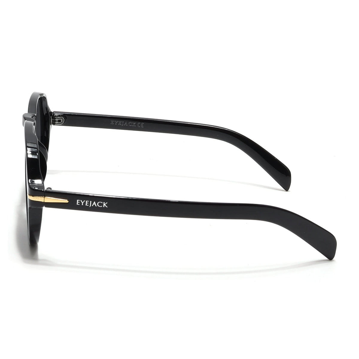 Eyejack Black Aviator Sunglasses for Men and Women - Style L972 - view 7