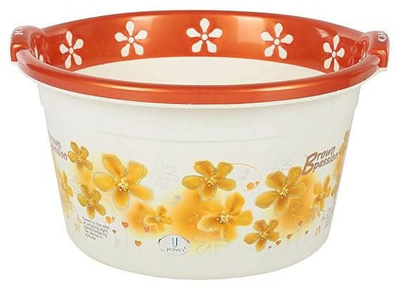 Joyo Sweet Home brown Polypropylene Tub (18.5 L) Hayagreeva Enterprises
