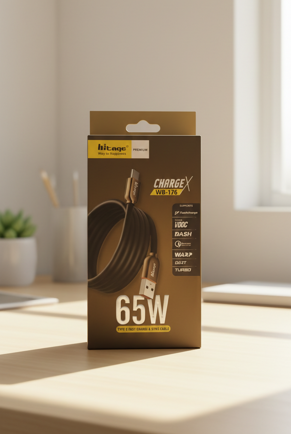 Hitage WB-176 USB Data Cable, Type C