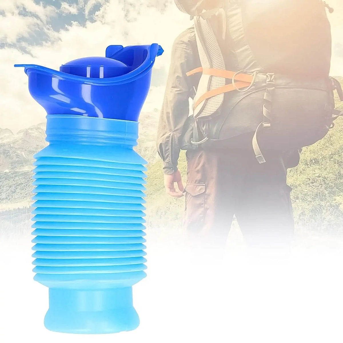 Urinal Foldable Portable Wee Bottle (750 Ml 1 Pc) HP DD