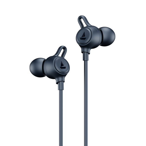 boAt Rockerz Strive Bluetooth Wireless in Ear Neckband W/Up to 30 Hrs Playtime, Enx Tech BT V5.3 W/Dual Pairing, 60 Ms Low Latency Beast Mode (Bold Blue) Halfpe Deals