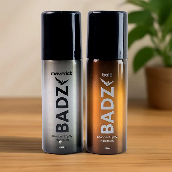 Badz Long-lasting Premium Deodorant Body Spray For Men (1 Pc Mixed Fragrance 45 Ml) HP DD