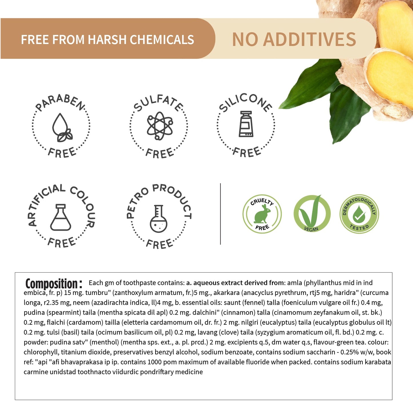 Ayurvedic TotalCare 360 toothpaste Pack of 4 (100 gm) Aimil Ayouthveda