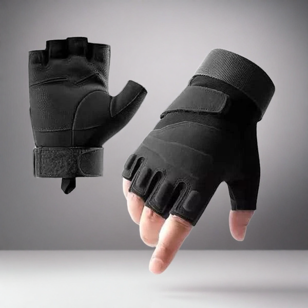 Tomorrow Fashion HHADEK - Half Finger Tactical Gloves (XL)