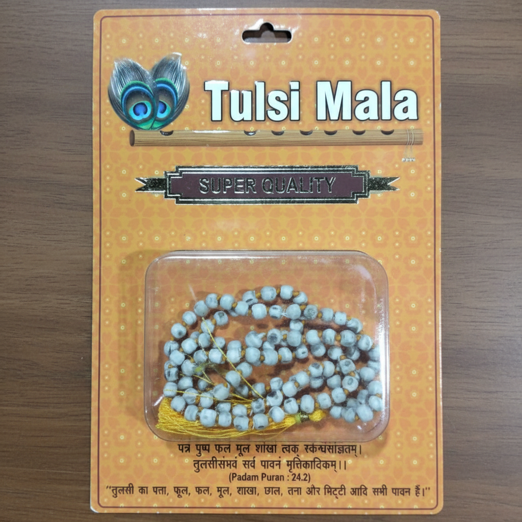 Tulasi Mala – Super Quality Holy Basil Prayer Beads Necklace