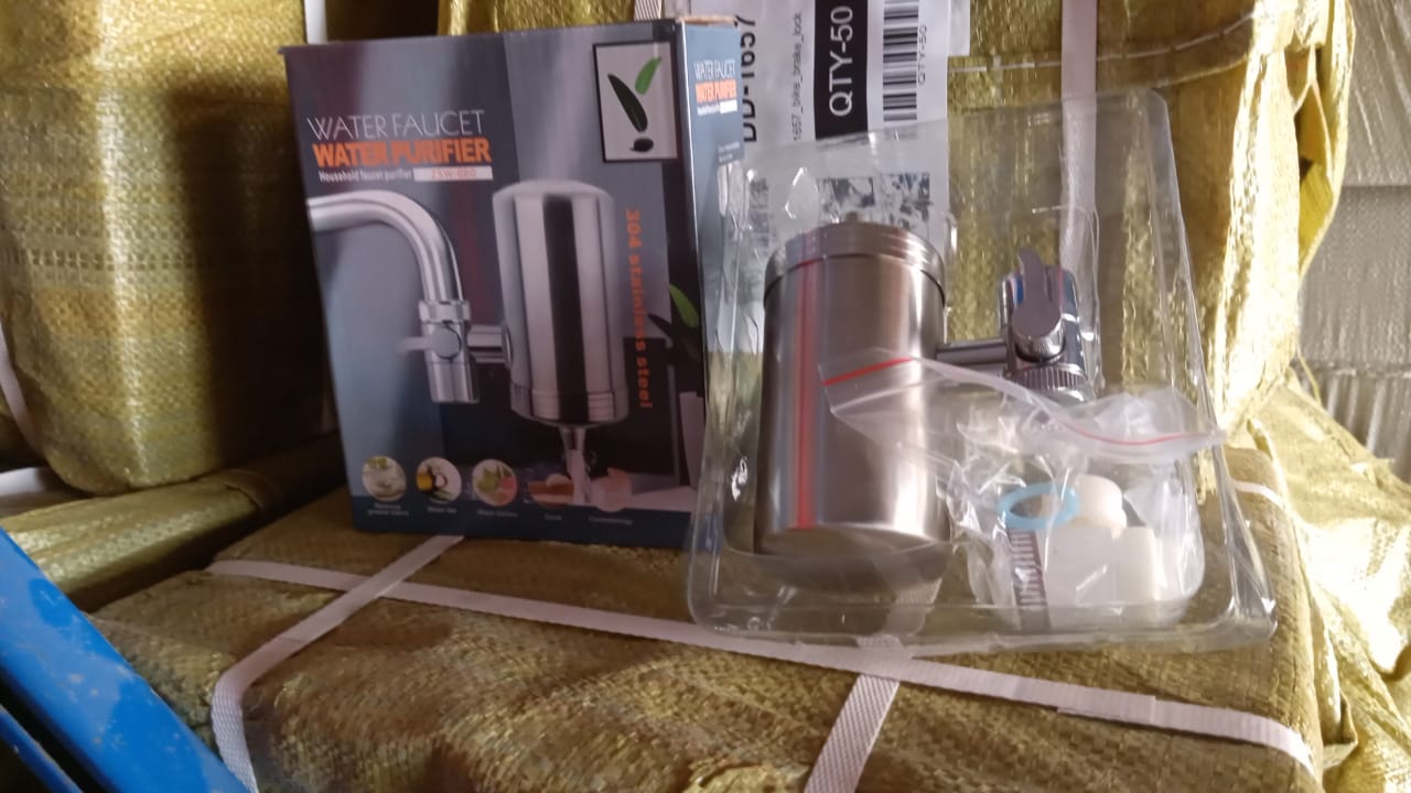 Stainless Steel Faucet Mount Water Filter Water Purifier (1 Set)