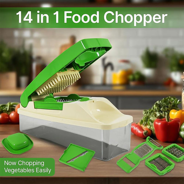 Supermom 14-in-1 Nicer Dicer Multipurpose Vegetable Fruit Chopper HP DD