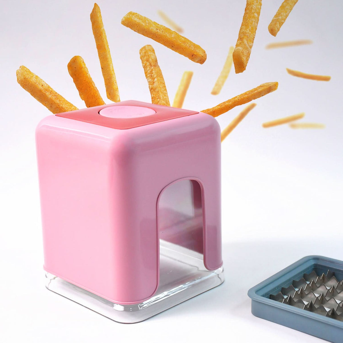 Apex Heavy Duty Potato Chipser Vegetable Chopper With Dual Blade Set HP DD