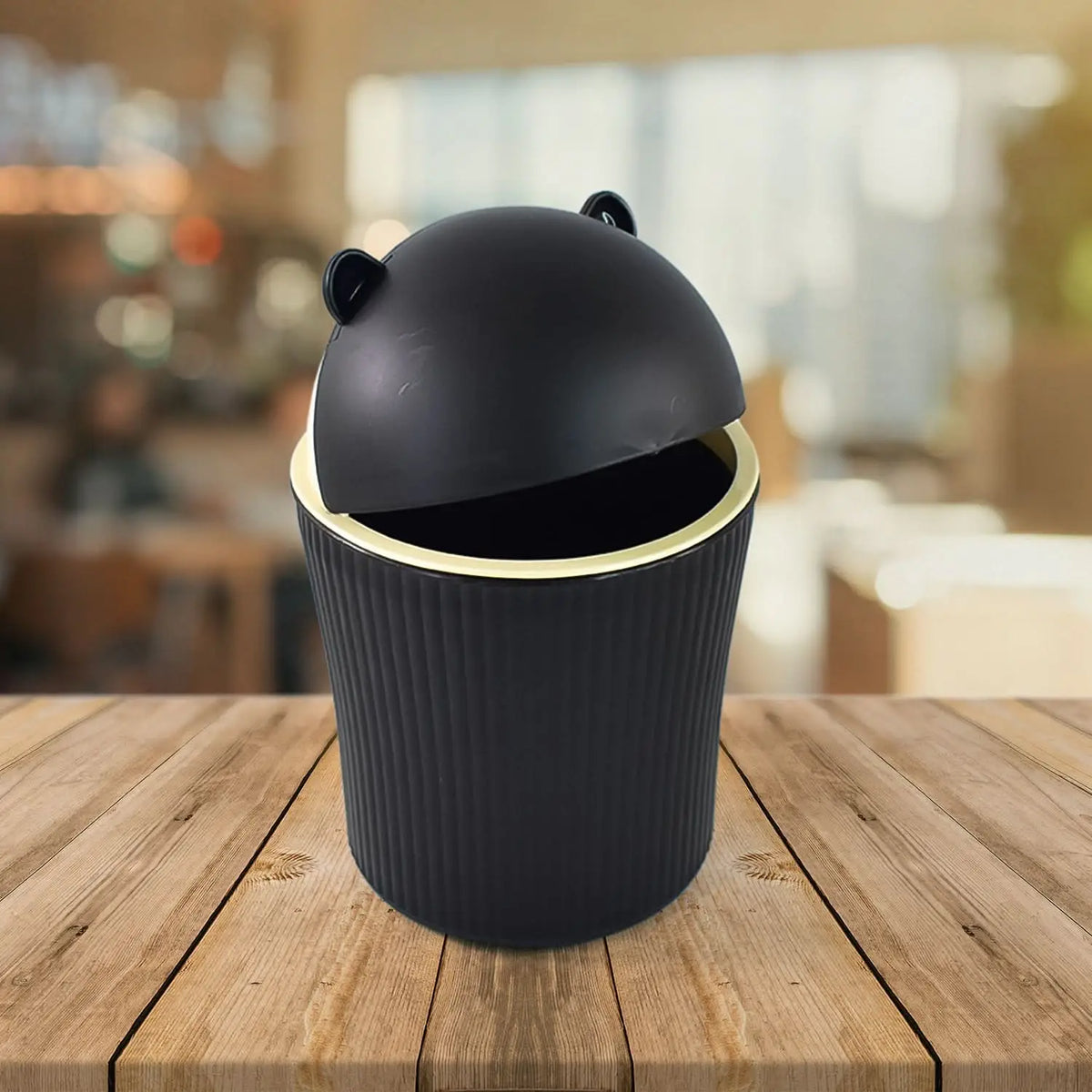 Apex Mini Tabletop Dustbin (1 Pc 1200 Ml Mix Color) HP DD