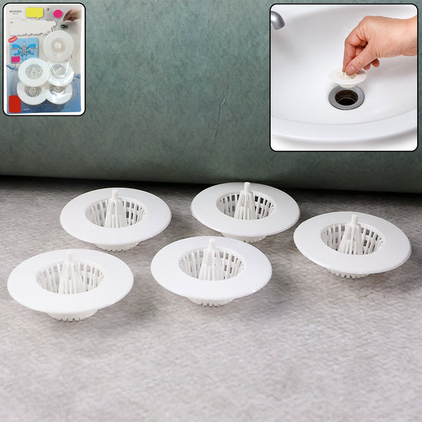 5 Pcs Multipurpose Sink Drain Hair Catcher Strainer Filter (3045 Mm) HP DD