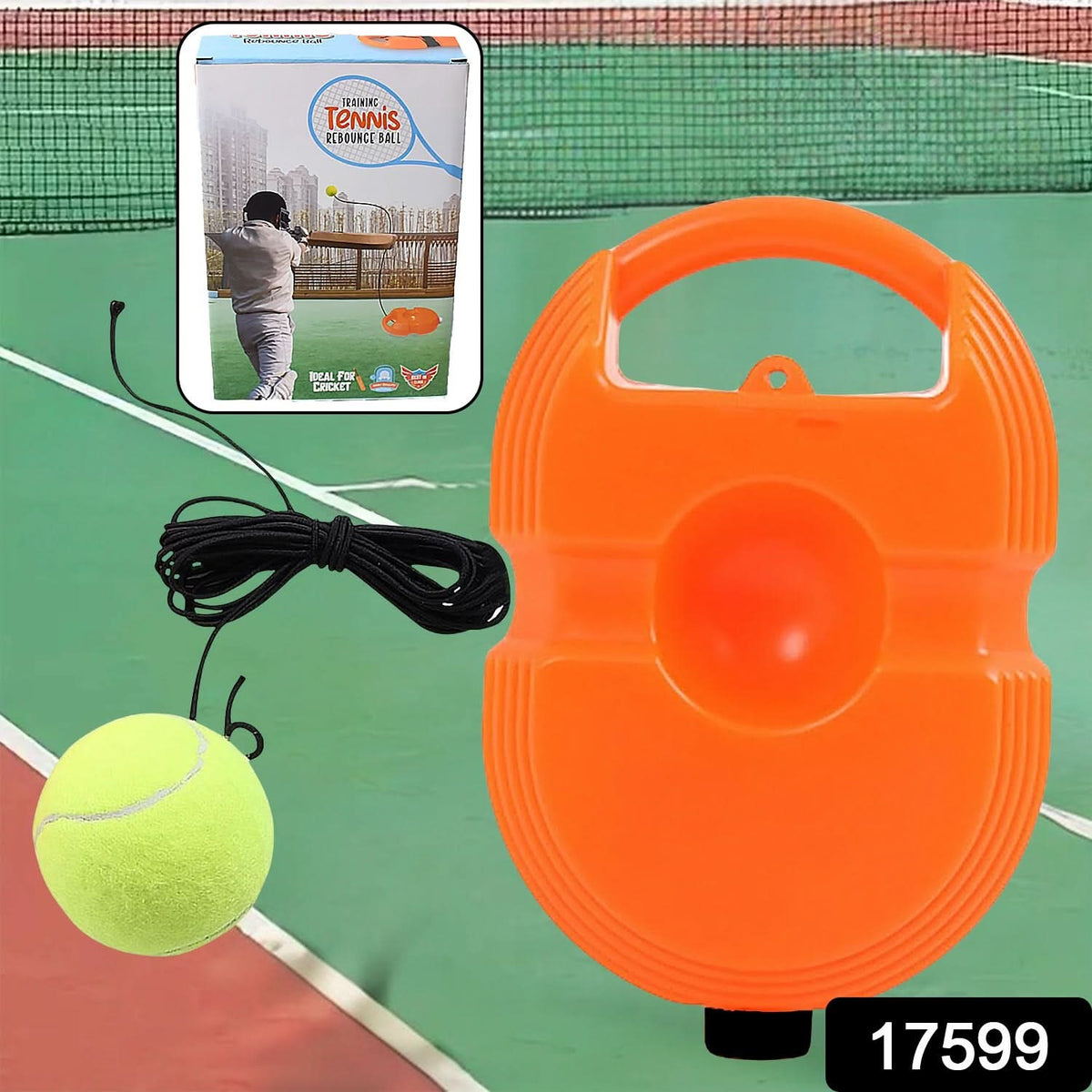 Tennis Trainer Rebound Ball with String Practice Gear for All Ages HP DD