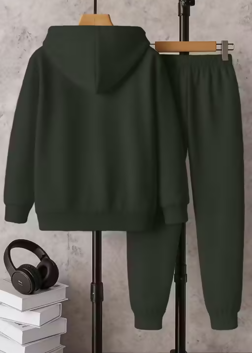 Kids Mahandi 4 viller Print Hoodie & Jogger Set Luck Fashion