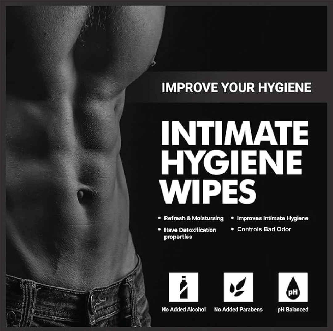 Skin Elements Intimate Hygiene Unisex Wipes | Pack of 30 Individually Wrapped Wipes | pH-Balanced with Tea Tree Oil | Controls Bad Odor | Travel-Friendly & Gentle Cleansing for Daily Freshness