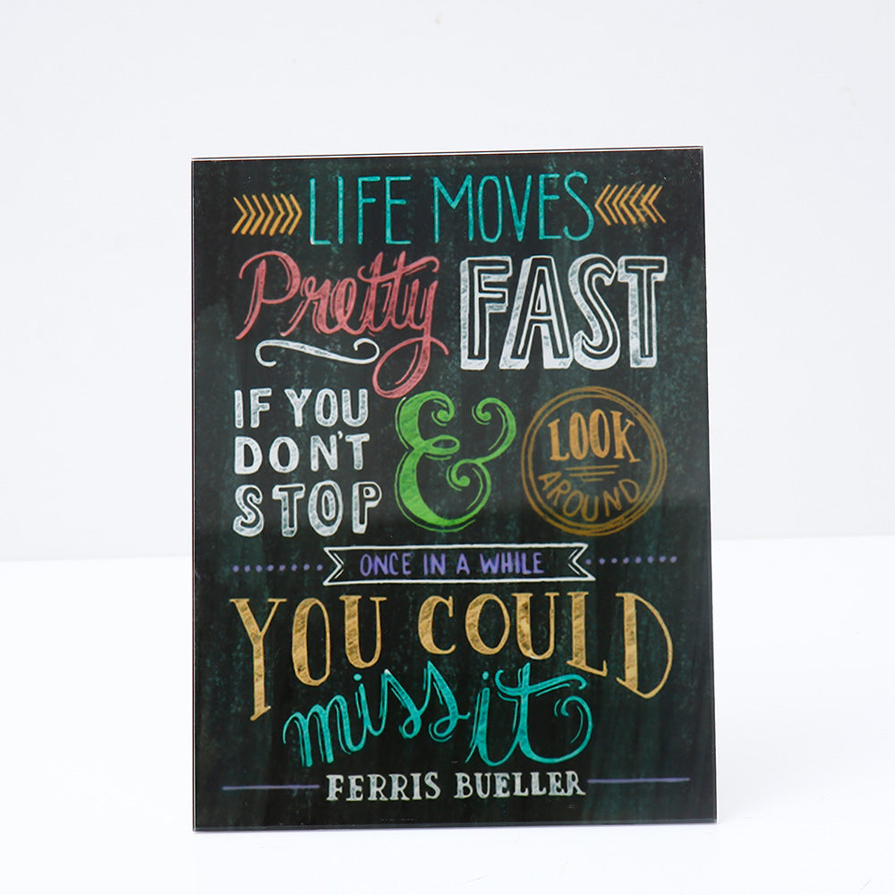 Archies Life Moves Pretty Fast Wall Plaque – View 2