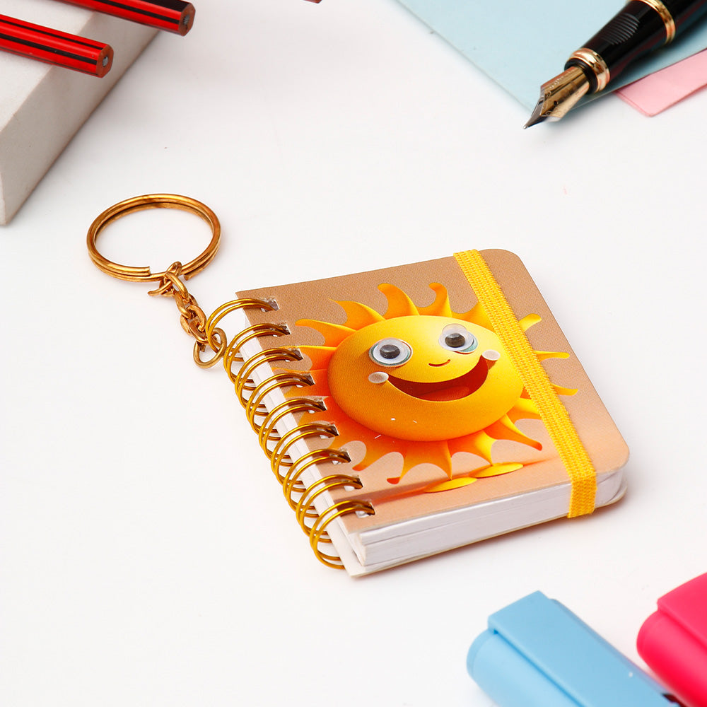 Archies Sunshine Yellow Spiral Notebook Diary