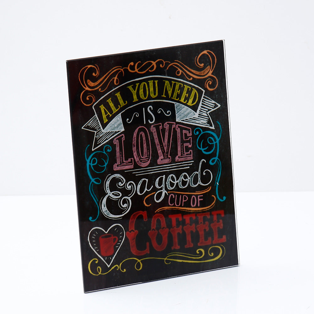 Archies All You Need is Love & a Good Cup of Coffee Wall Plaque – View 3