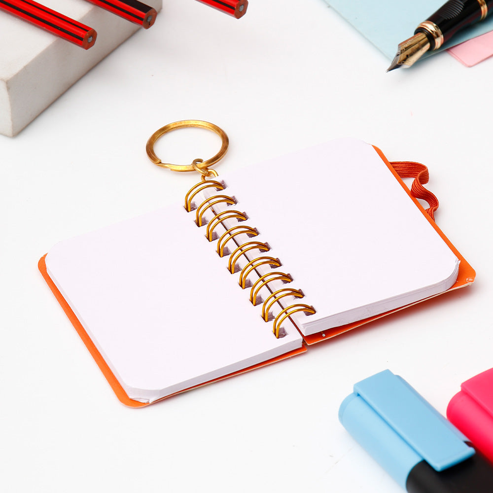 Archies Ama Giraffe Orange Spiral Notebook Diary – View 3