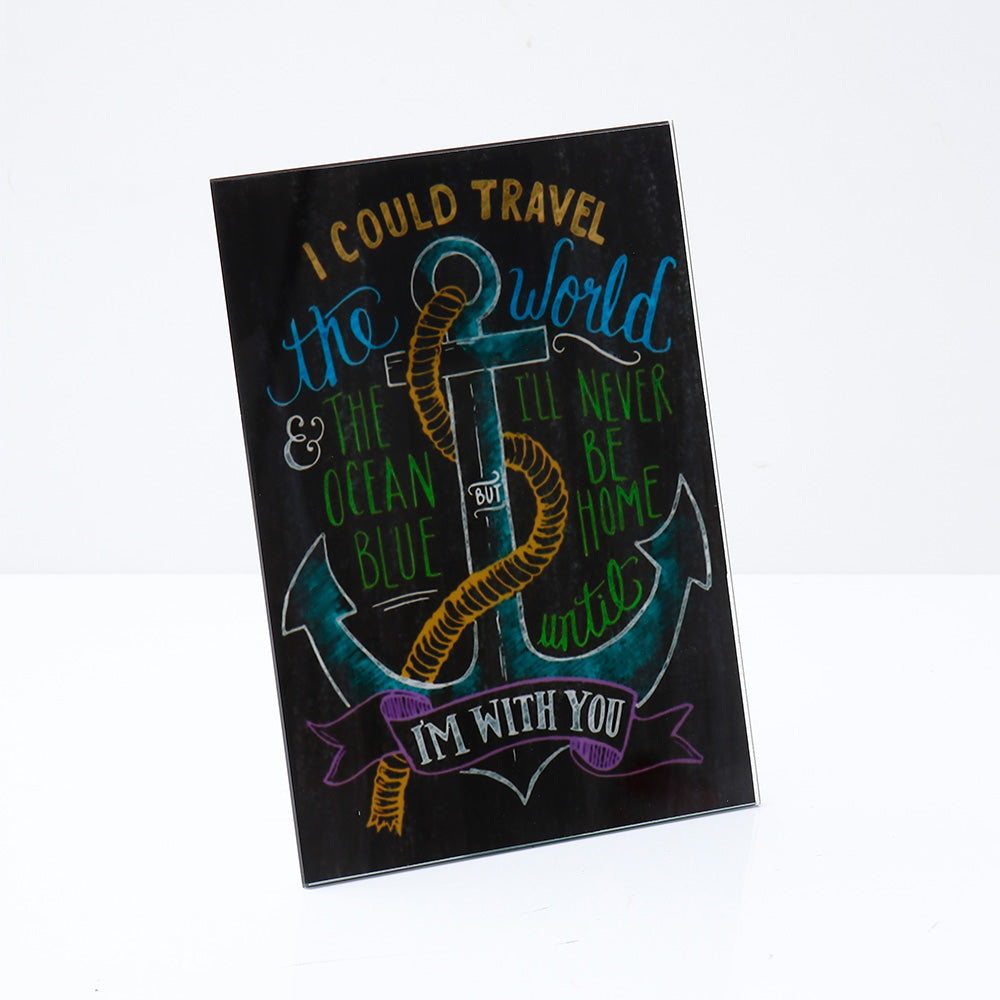 Archies I Could Travel the World Wall Plaque – View 3