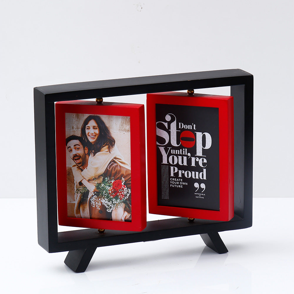 Archies Don't Stop Until You're Proud Rotating Photo Frame – View 2