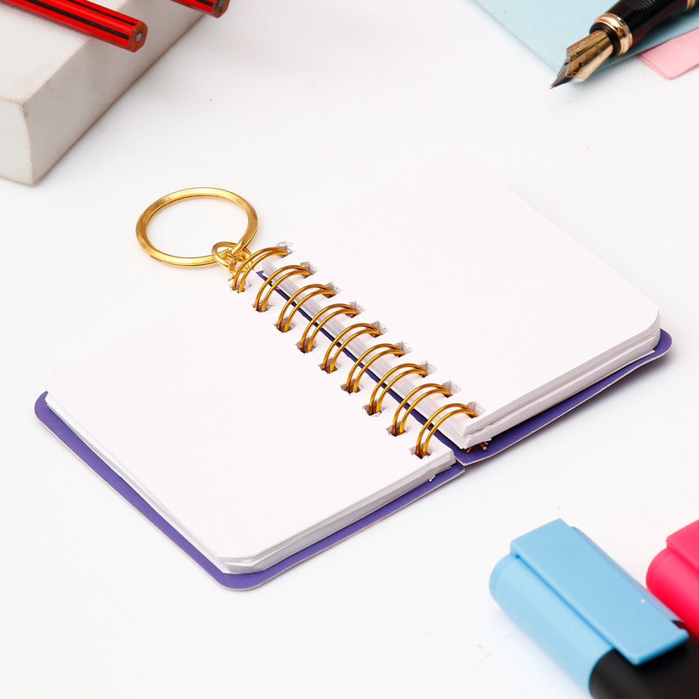 Archies Ama Giraffe Purple Spiral Notebook Diary – View 3