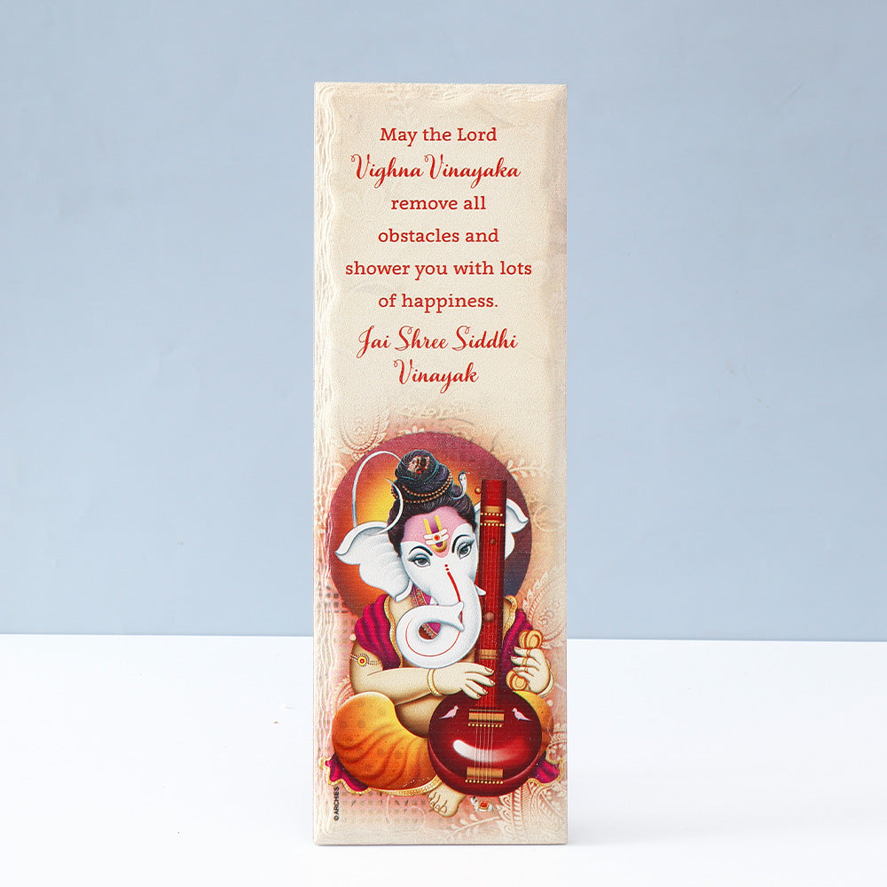 Archies 'Lord Ganesha' Painted Wooden Tile – View 2